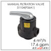 Manual Multiport Filter Valve Runxin 51102 F56A 4 m³/h