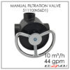 Manual Multiport Filter Valve Runxin 51110 N56D 10 m³/h