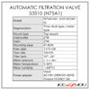 Automatic Filtration Valve Runxin 53510 10m³/h