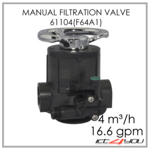 Manual Multiport Softener Valve Runxin 61104 F64A1 4 m³/h