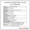 Manual Multiport Softener Valve Runxin 61210 N64D 10 m³/h